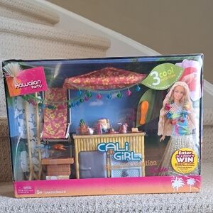 2006 Barbie Cali Girl Hawaiian Vacation Luau Playset. Brand New!